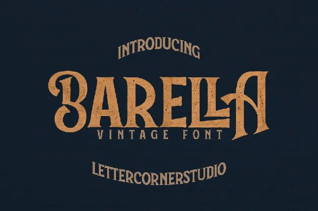 Barella font