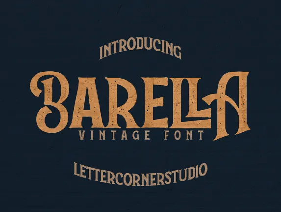 Barella font