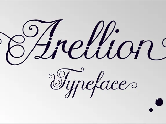 Arellion font