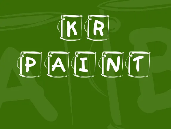 KR Paint font