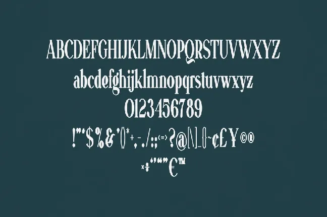 Ocean font