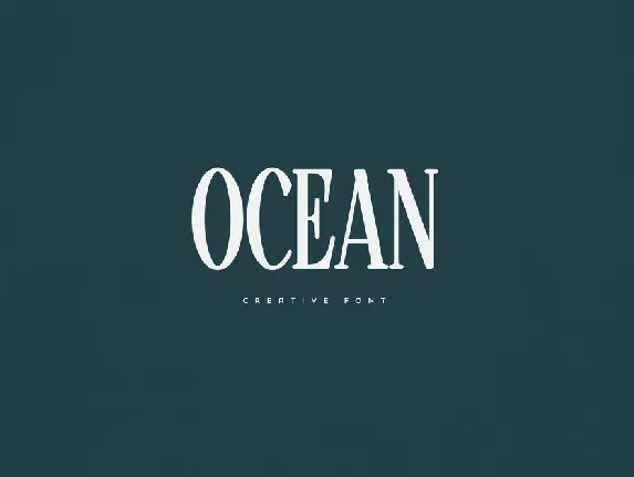 Ocean font