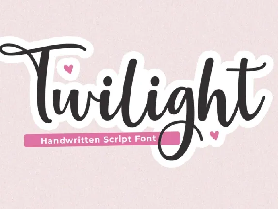 Twilight Script font