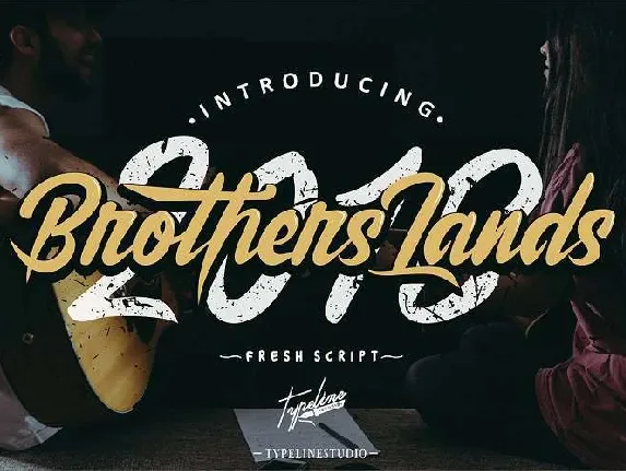 Brother Lands Script Free Download font