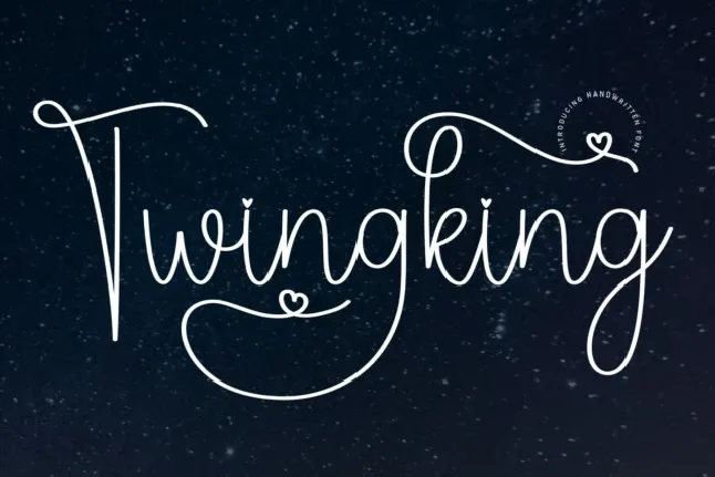 Twingking Script font