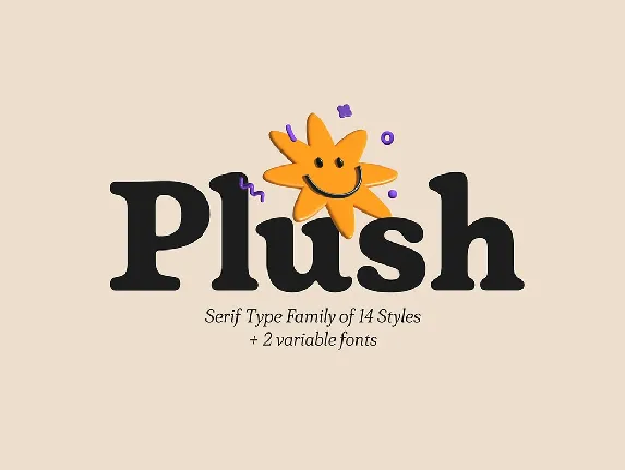 Plush font