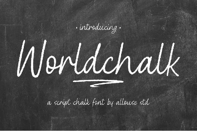 Worldchalk font