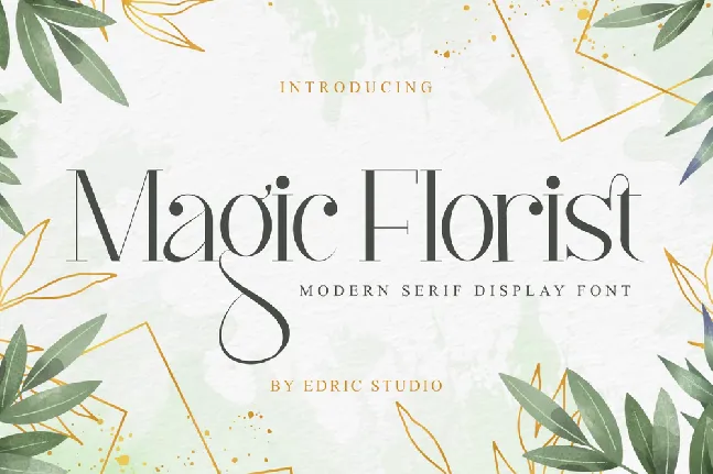 Magic Florist Demo font