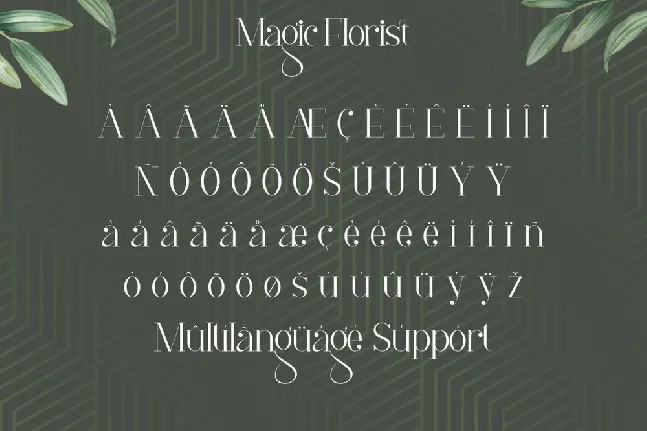 Magic Florist Demo font