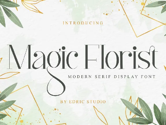 Magic Florist Demo font