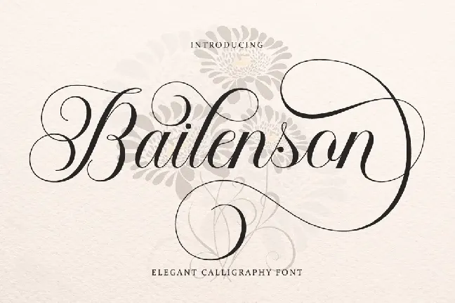 Bailenson font