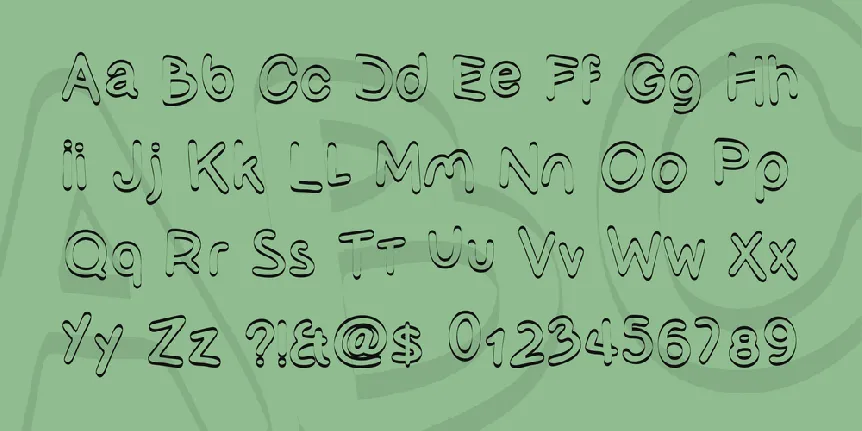 OlivesOutline font