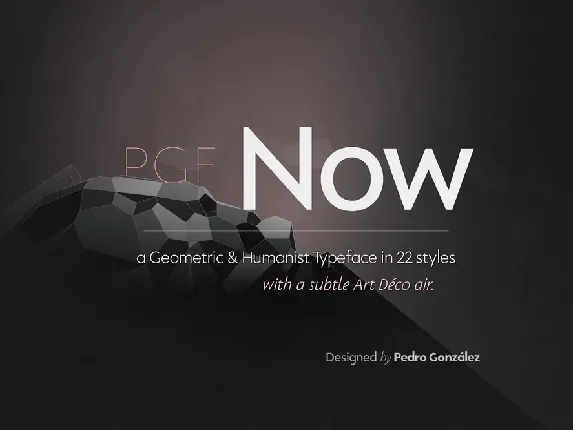 PGF Now font