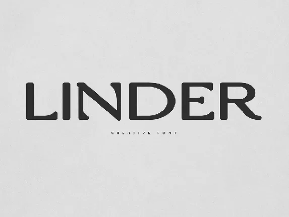 Linder font