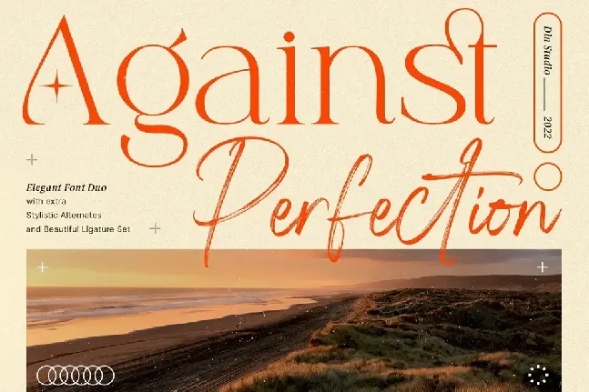 Against Perfection font