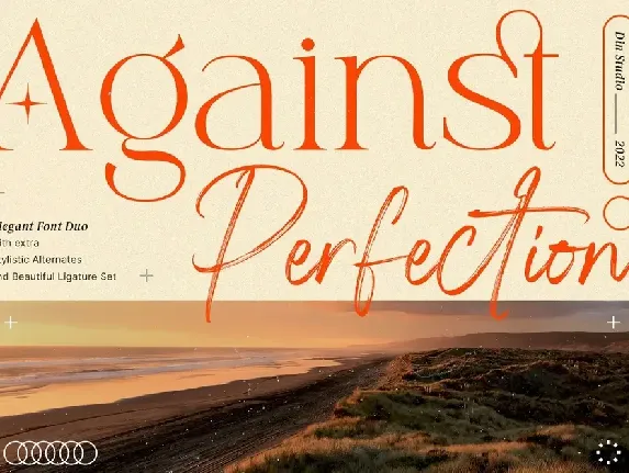 Against Perfection font