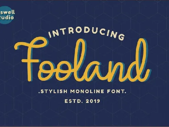 Fooland font