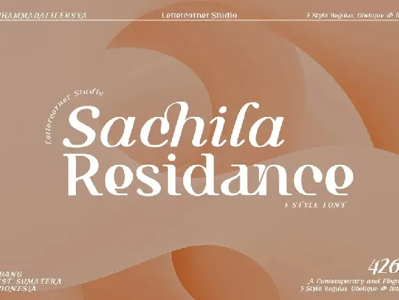 Sachila Residance font