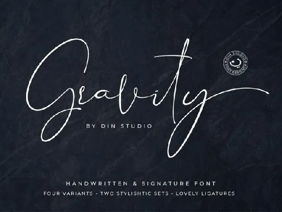 Gravity Signature Free Download font