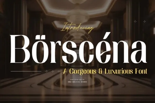 Borscena font