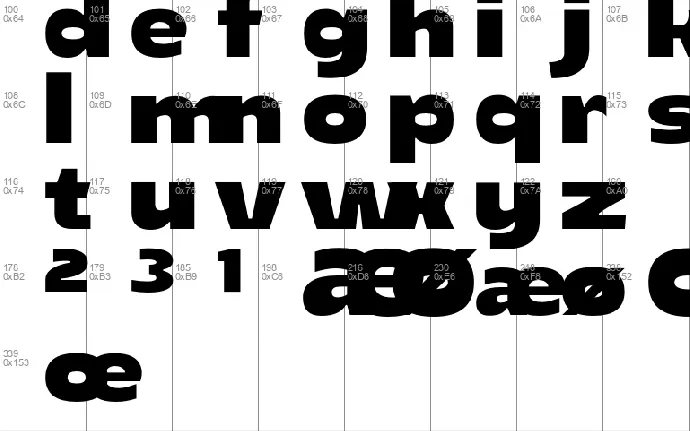 Panichesta font