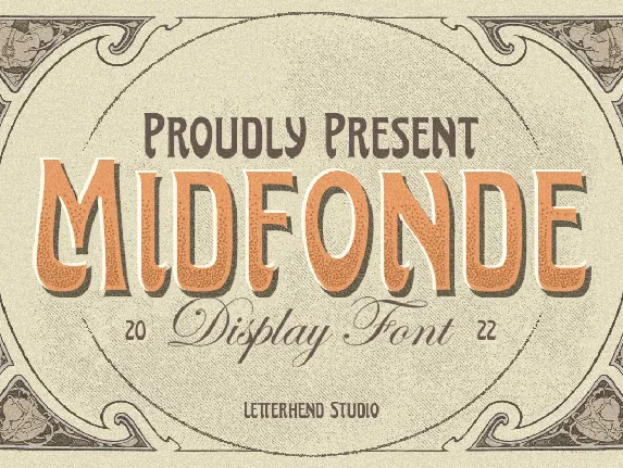 Midfonde font