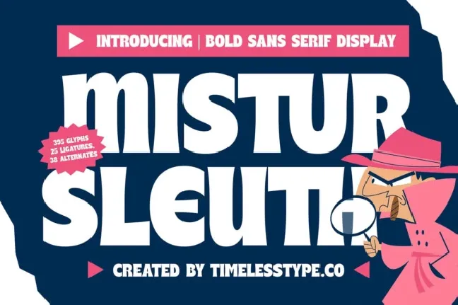 Mistur Sleuth font