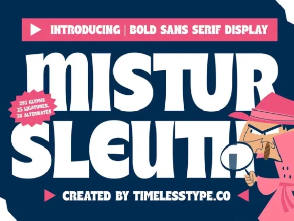 Mistur Sleuth font