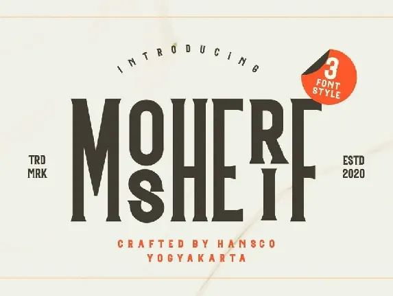 Mosherif Serif Family font