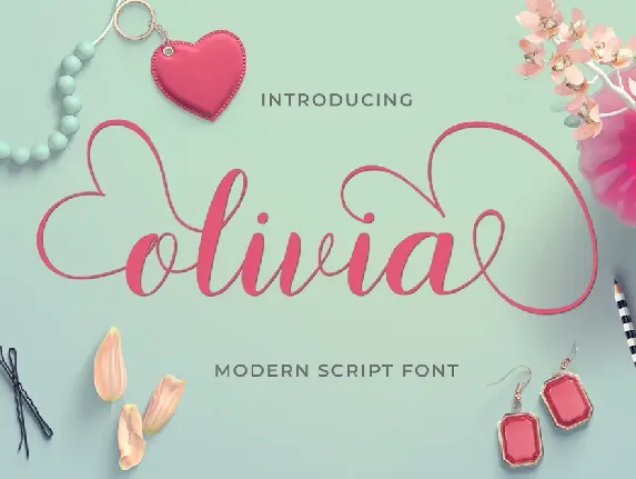 Olivia Script font