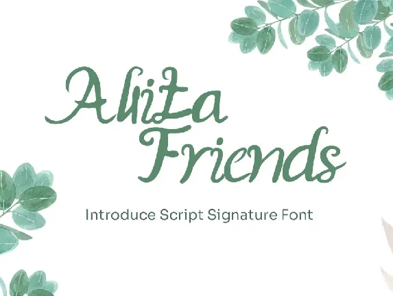 Allita Friends font