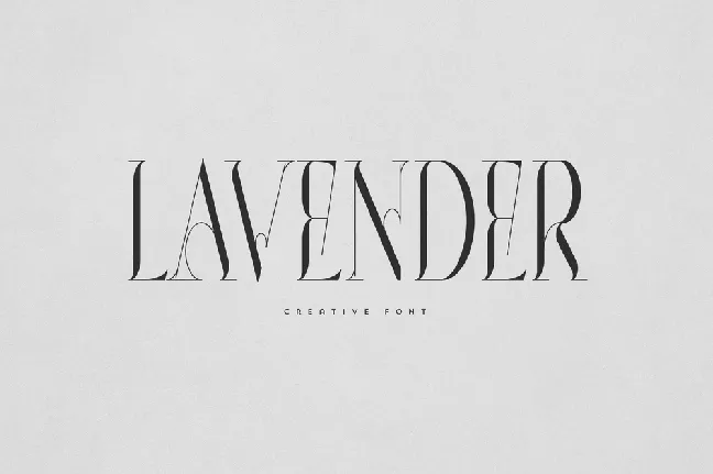 Lavender font