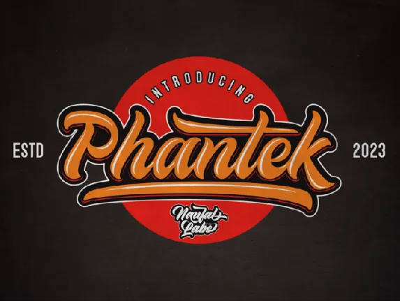 Phantek Typeface font