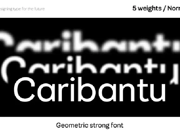 Caribantu font