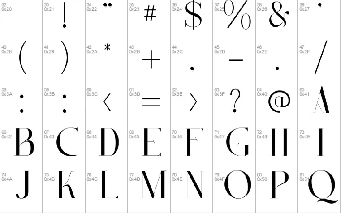 Falery - Demo Version font