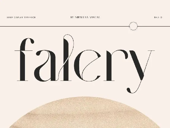 Falery - Demo Version font