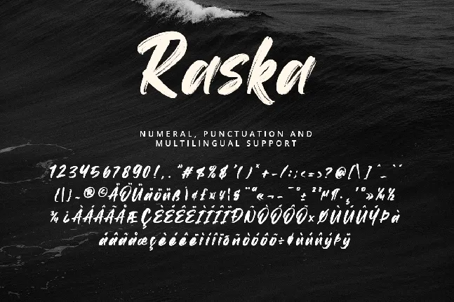 Raska font