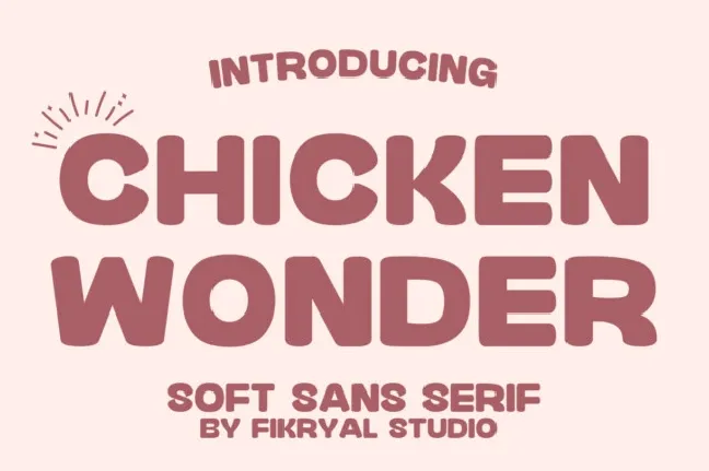 Chicken Wonder font