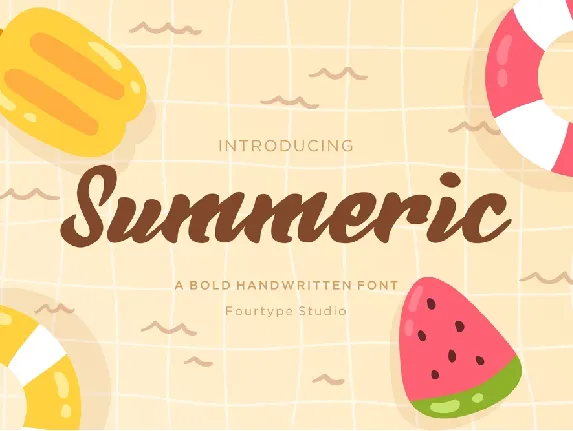 Summeric font