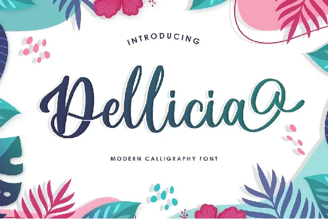 Dellicia font