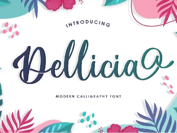 Dellicia font