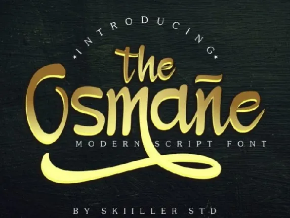 Osmane Script font