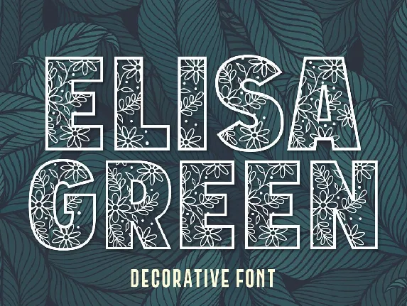 Elisa Green font