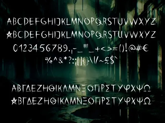 Disturbed font