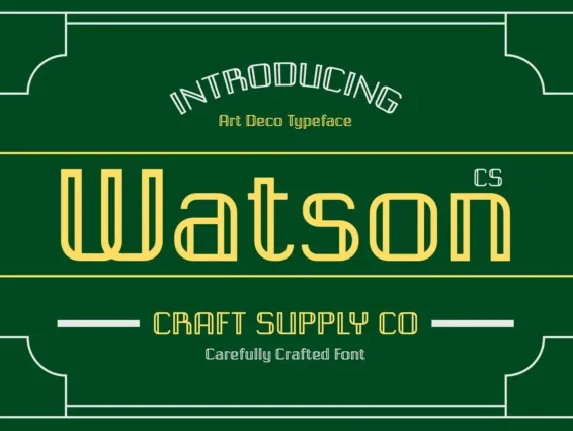 CS Watson font