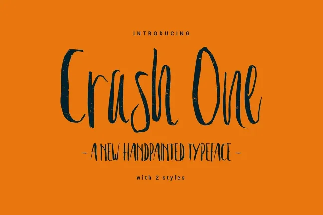 Crash One Typeface Free font