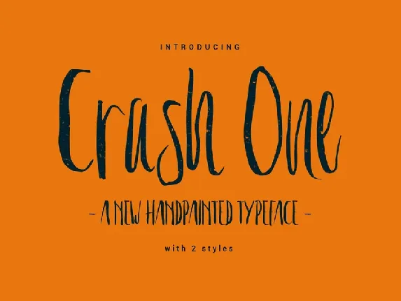 Crash One Typeface Free font