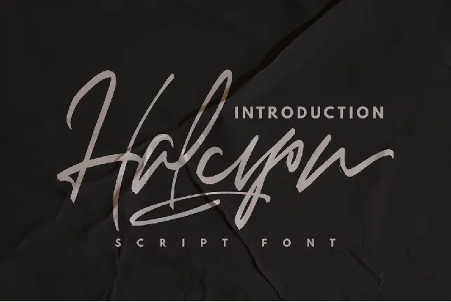 Halcyon FREE font