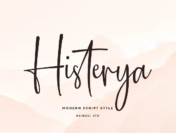 Histerya font