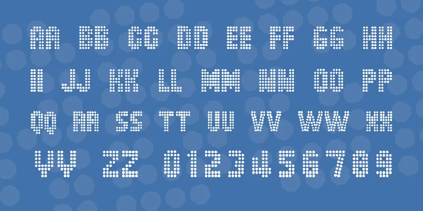 Dot Spot font